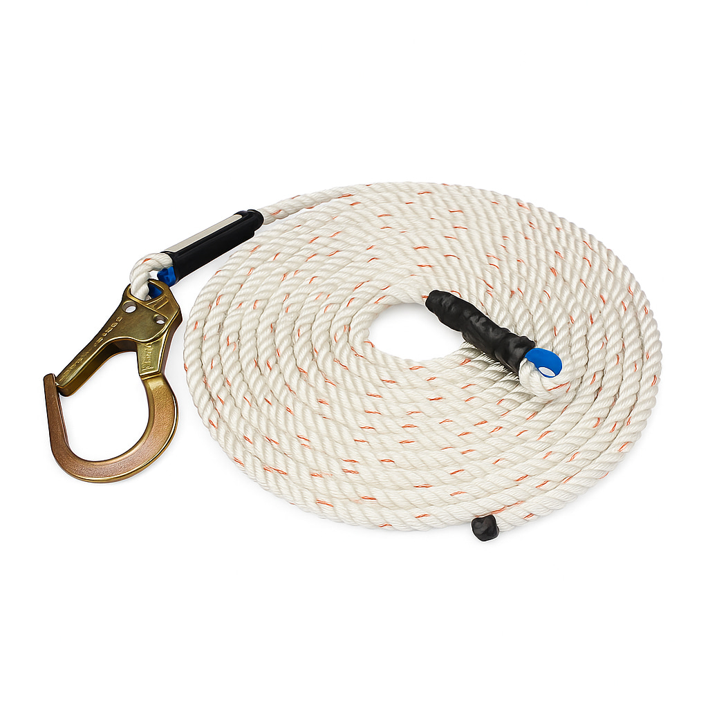 Línea de Vida en Cuerda de 16 mm (10 m / 20 m / 30 m / 50 m)
