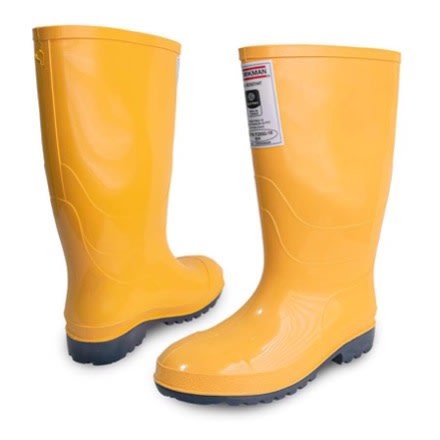 Bota PVC Workman Alta Amarilla