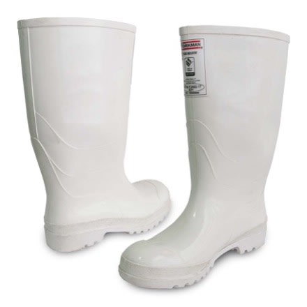 Bota PVC Workman Alta Blanca