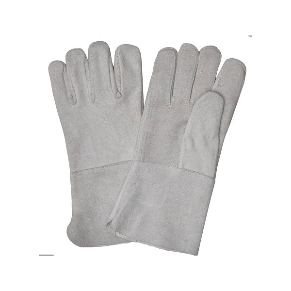 Guante de Carnaza Sencillo Corto – Protección Esencial y Cómoda para Tareas Diarias
