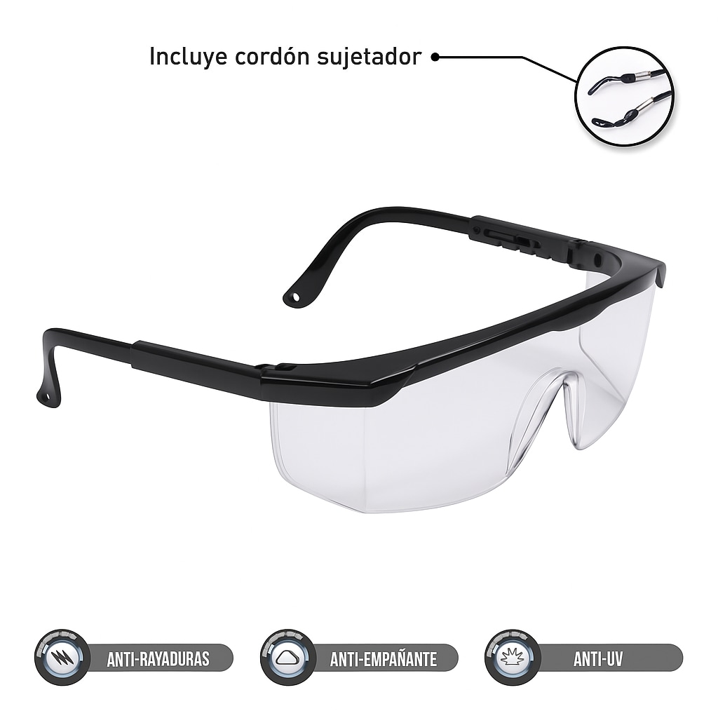 Gafas De Seguridad En Policarbonato – Ajustable