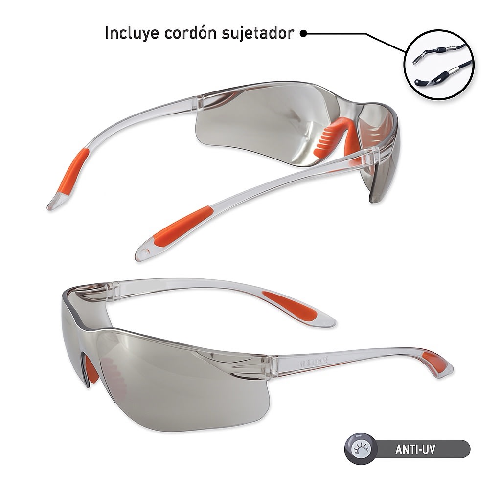 Gafas De Seguridad En Policarbonato - Lente Espejo