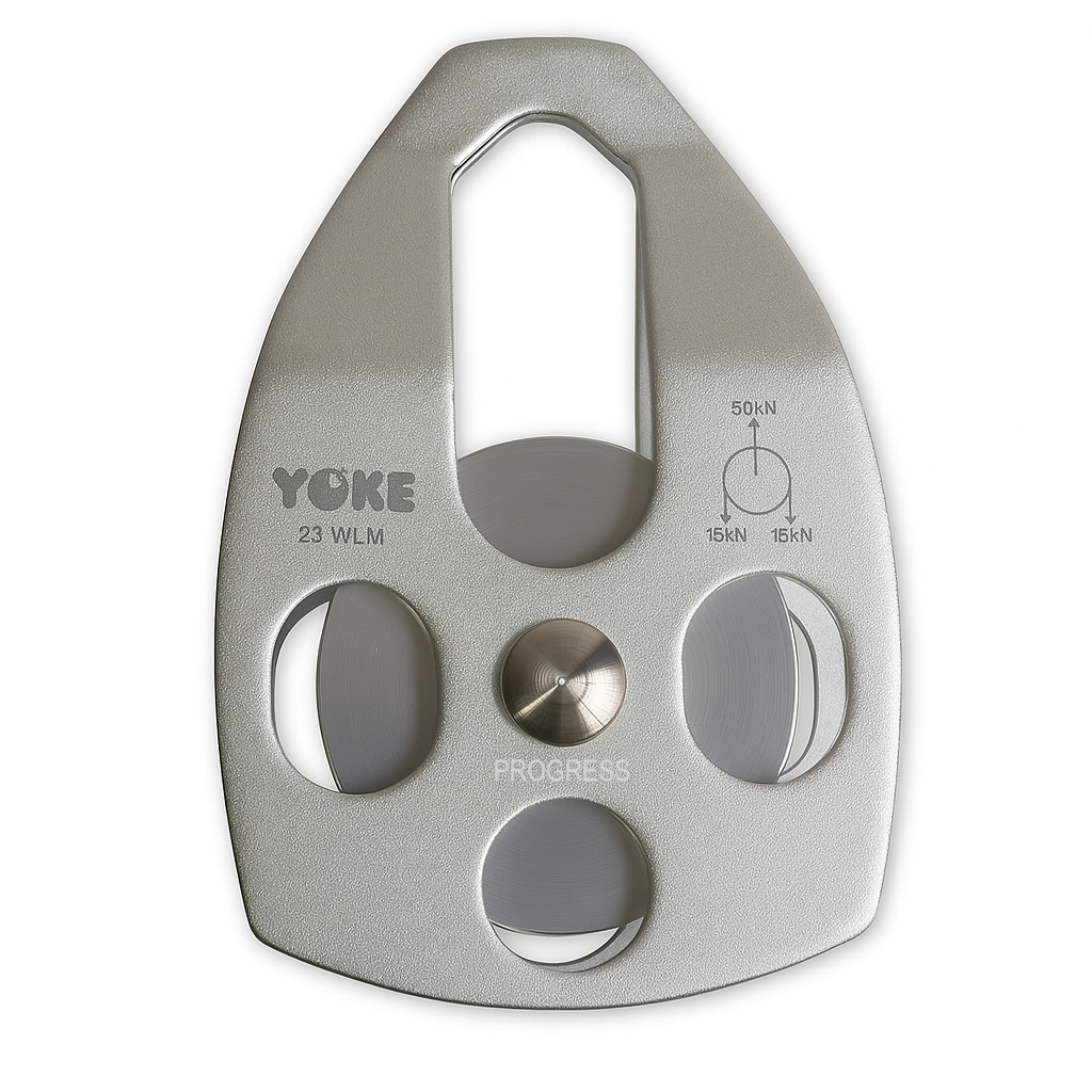 Polea Sencilla en Aluminio de 16 mm