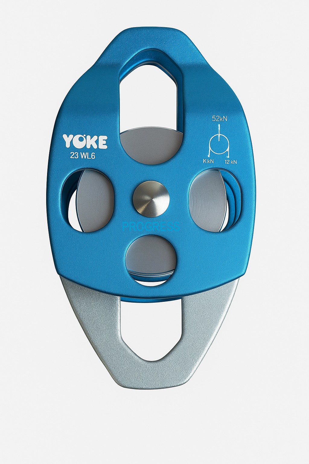 Polea Doble en Aluminio de 16 mm